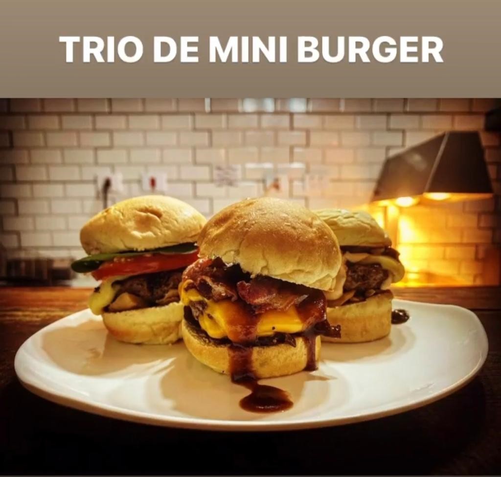 TRIO DE MINI BURGERS