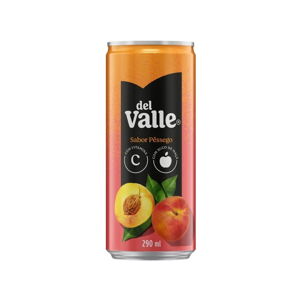 SUCO DEL VALLE MAIS PESSEGO LT 290ML