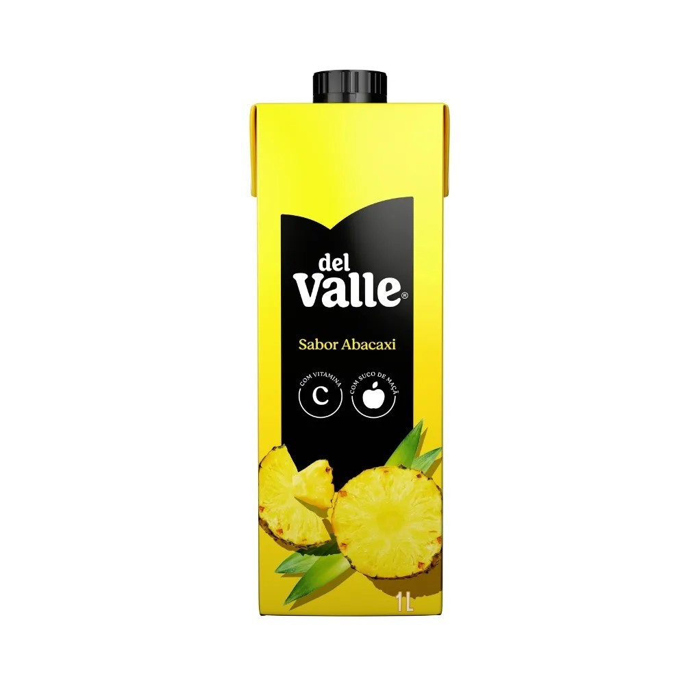 SUCO DEL VALLE MAIS ABACAXI CX 1L