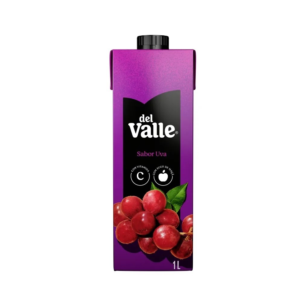 SUCO DEL VALLE MAIS UVA CX 1L