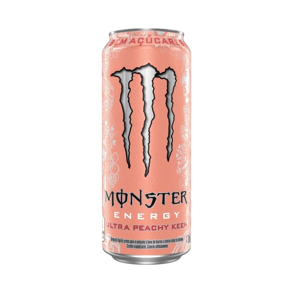 ENERG MONSTER PEACHY KEEN LT 473ML