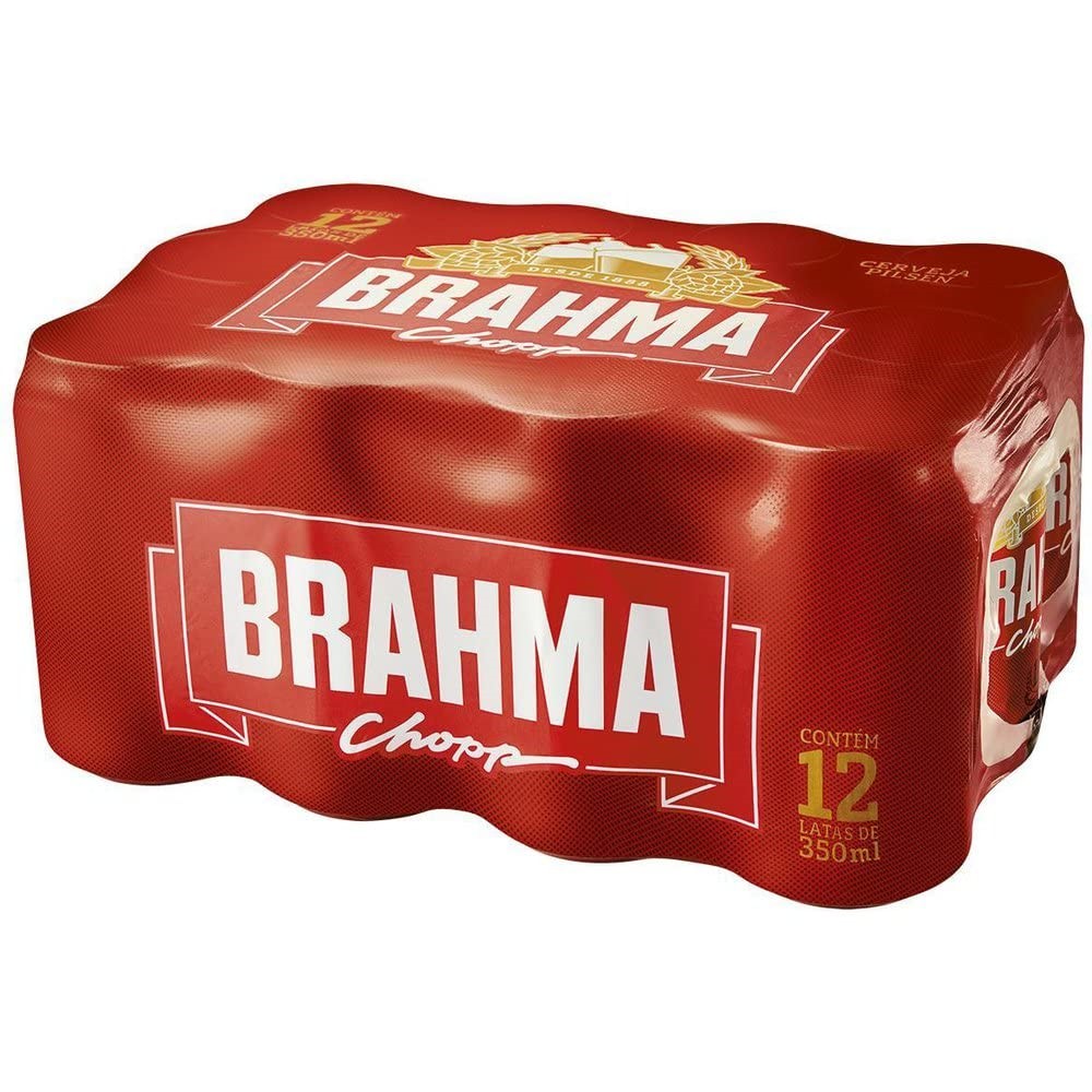 PACK BRAHMA CHOPP LATA 350ML C/12