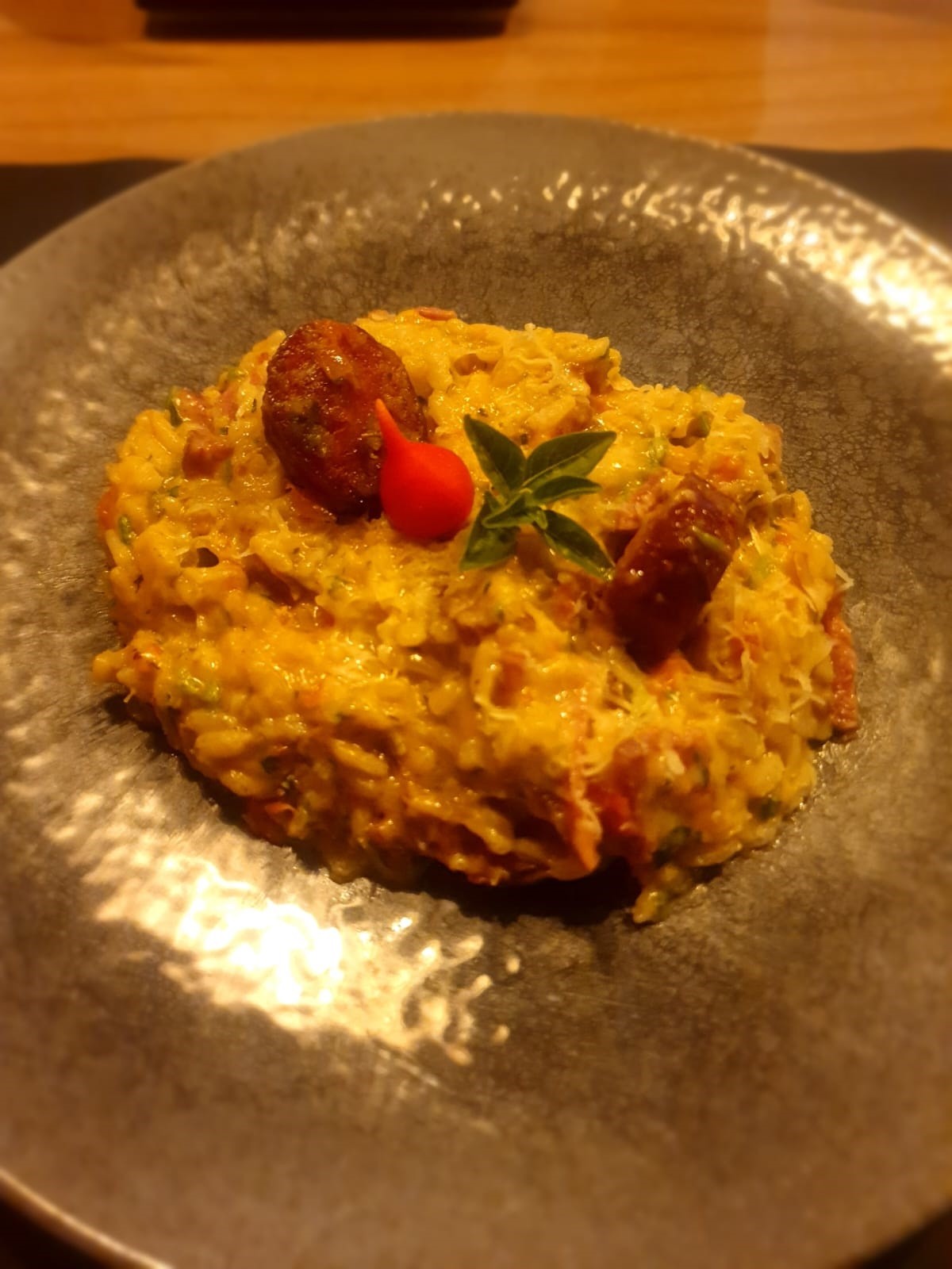 RISOTO DE LINGUIÇA BLUMENAU