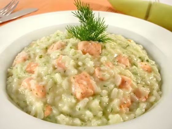 RISOTO DE SALMÃO