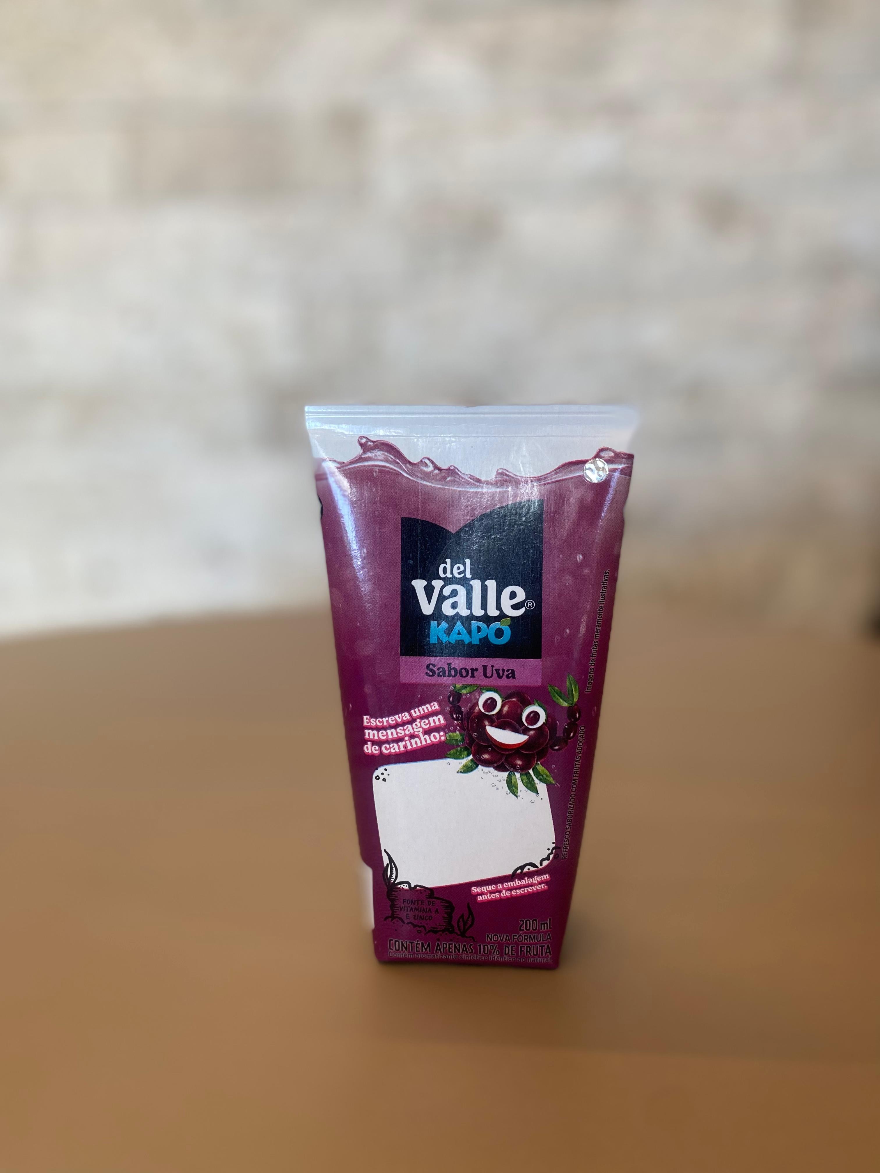 SUCO DEL VALLE KAPO UVA 200 ML