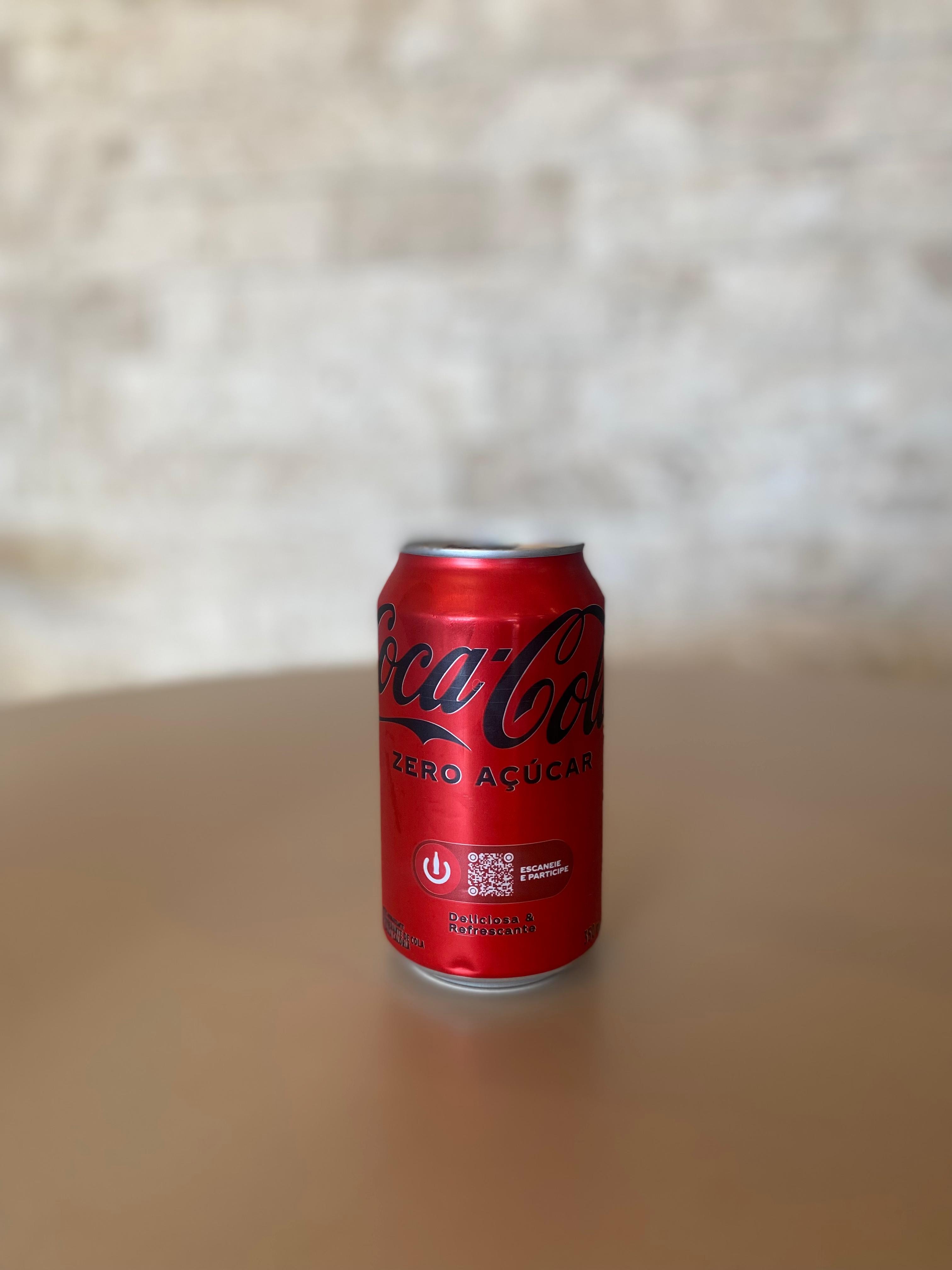 REFRIGERANTE 350 ML COCA COLA SEM ACUCAR