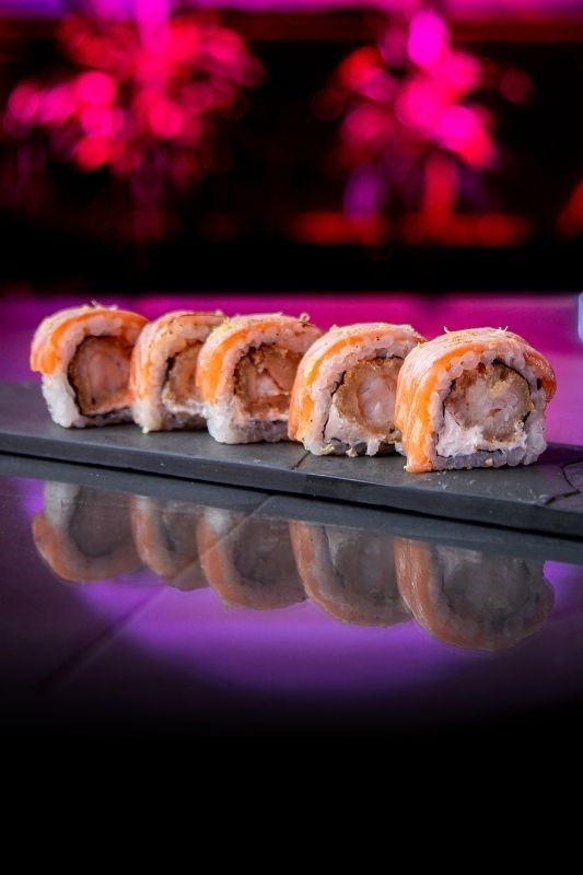 URAMAKI EBI CROCANTE (5 PEçAS)